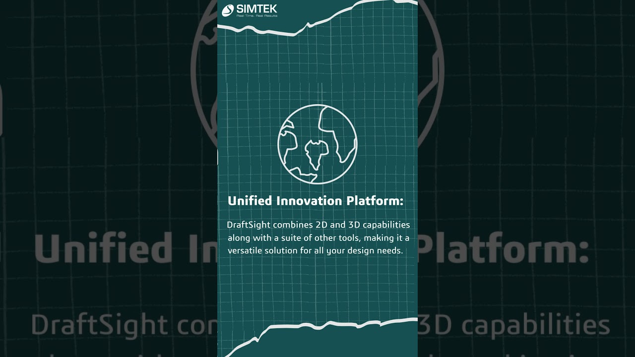 ✨ 𝐃𝐫𝐚𝐟𝐭𝐒𝐢𝐠𝐡𝐭 is an advanced, user-friendly 2D CAD solution | SIM