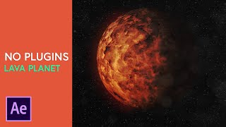 Create Planets in After Effects Quickly. No Plugins