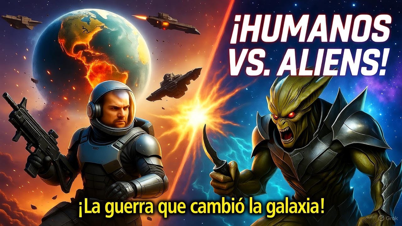 "¡Aliens vs Humanos: La Guerra Espacial que Revolucionó 2025! | Sci-Fi"