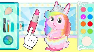 BABY PETS 🐰🌈 Ruby dresses up as a rainbow ballet dancer screenshot 1