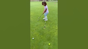 5 year golf putting practice video - Mia Gipson