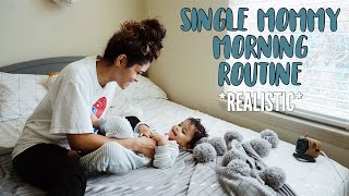 SINGLE MOMMY MORNING ROUTINE *realistic*