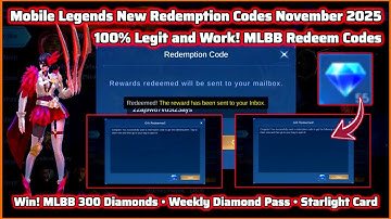 Mobile Legends New Redeem Codes November 26, 2025 - Get exclusive MLBB reward gifts + MLBB giveaway