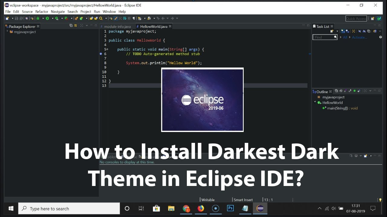How to Install Darkest Dark Theme in Eclipse IDE? - YouTube