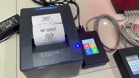 Printer,  MCU,  keypads, voice module,  powerhub for  QMS of Klinik Kesihatan Simpang Kuala,  Kedah