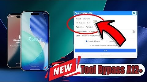 NEW Tool iOS 26 1 Bypass iCloud Lock All iPhone iPad CPU A12+ 2026  iPhone Bypass A12+ iCloud Unlock