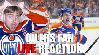 Oilers fan LIVE reaction to Ducks vs Oilers Game 5 1st round 4/28/26!!