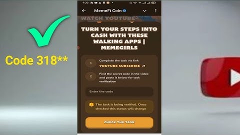 TRUN  YOUR STEPS INTO CASH WITH THESE WALKING APPS MEMEGIRLS | Memefi Trun Your Steps Video New Code