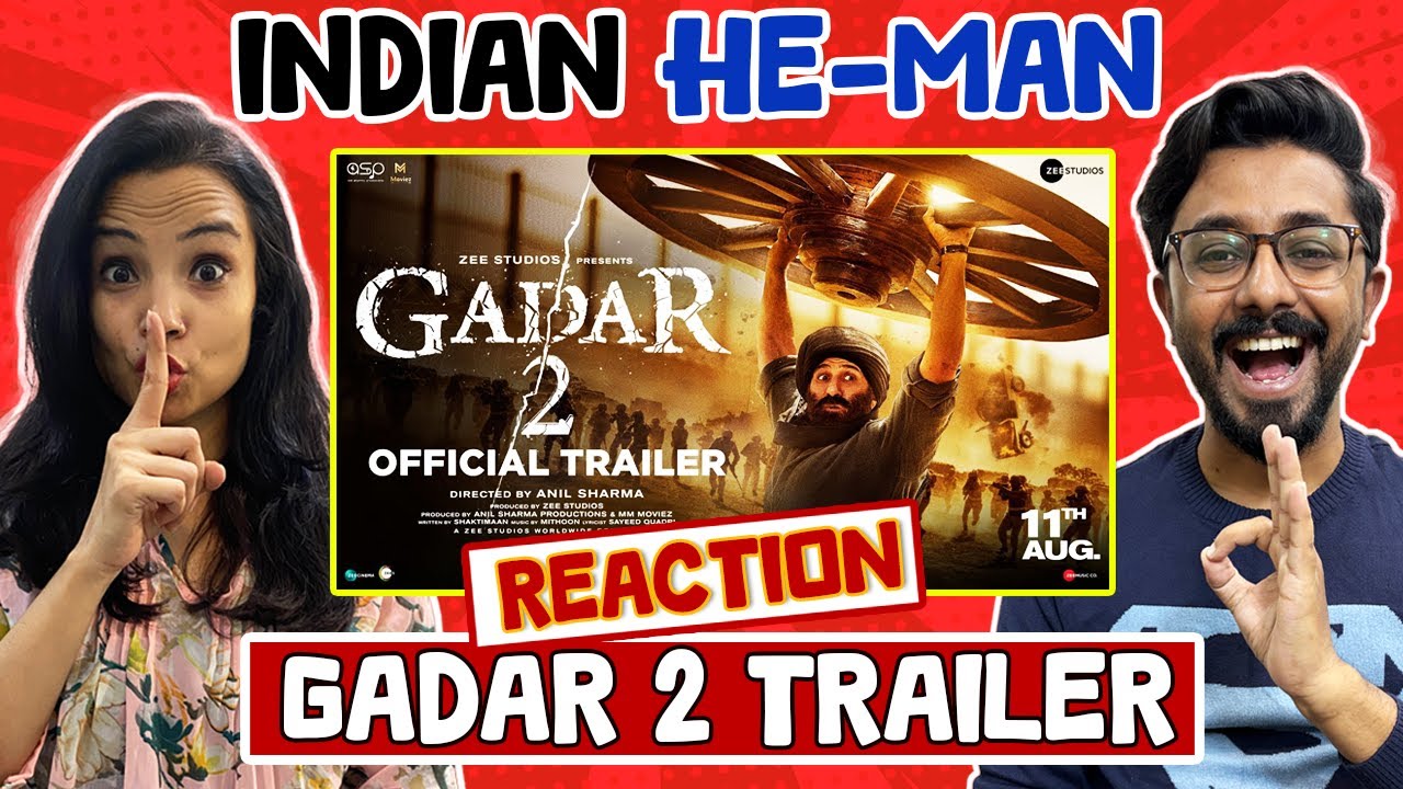 Gadar 2 Trailer Reaction | Sunny Deol And Ameesha Patel