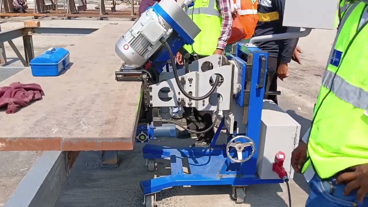plate Bevelling machine//edge melling//VMax Bevelling machine/full operating system.