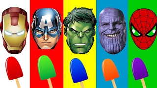 Hulk Cartoon 🆚 Captain America 🆚 Spiderman 🆚 IronMan 🎶 Who Is Best