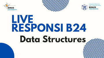 [LIVE RESPONSI UTS B24] Data Structures - Tree dan Binary Search Tree