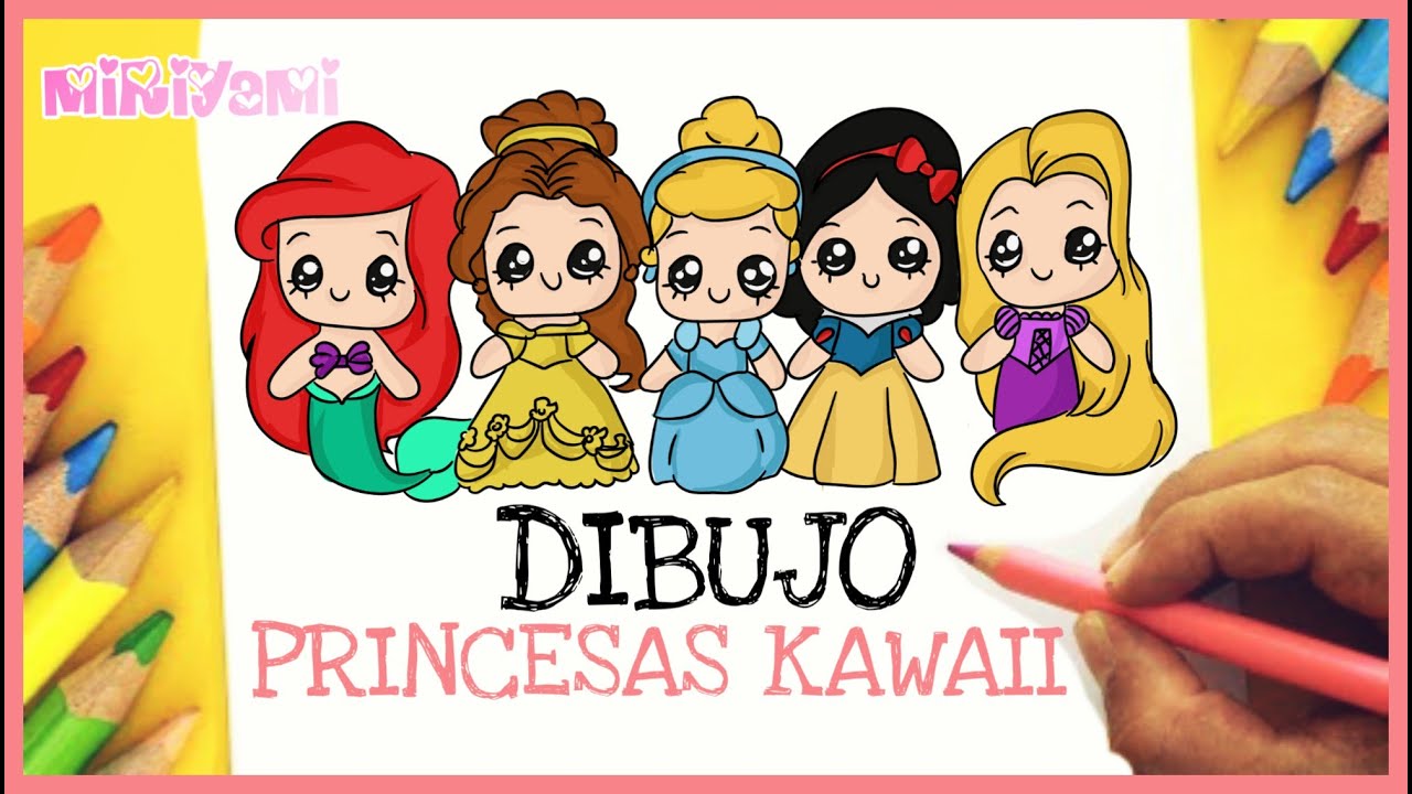 Como dibujar princesas Disney KAWAII ° PRINCESAS kawaii DIBUJOS - thptnganamst.edu.vn