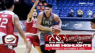 NCAA Season 98 | Game Highlights: LPU vs San Beda | Men's Basketball Tournament Round 2