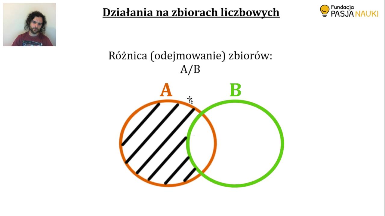 Działania na zbiorach liczbowych - YouTube