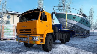 ⭕️СУРОВАЯ ЗИМА MODS KAMAZ - 65221 BATYR & EURO TRUCK SIMULATOR 2