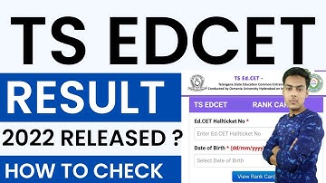 ts edcet result 2022 | how to check ts edcet result 2022 | mahir academy