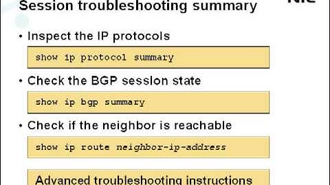 Basic BGP troubleshooting in MPLS VPN networks