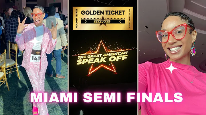 VLOG: The Great American Speak Off/ SEMI FINALS