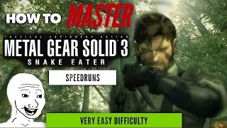 How to Master MGS3 Speedruns on Very Easy Difficulty