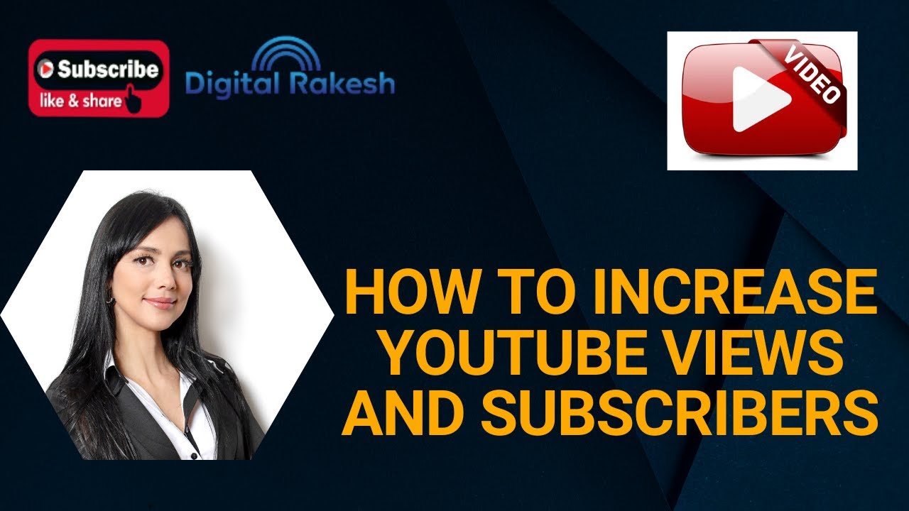 How To Increase Youtube Views And Subscribers share on | Youtube ...