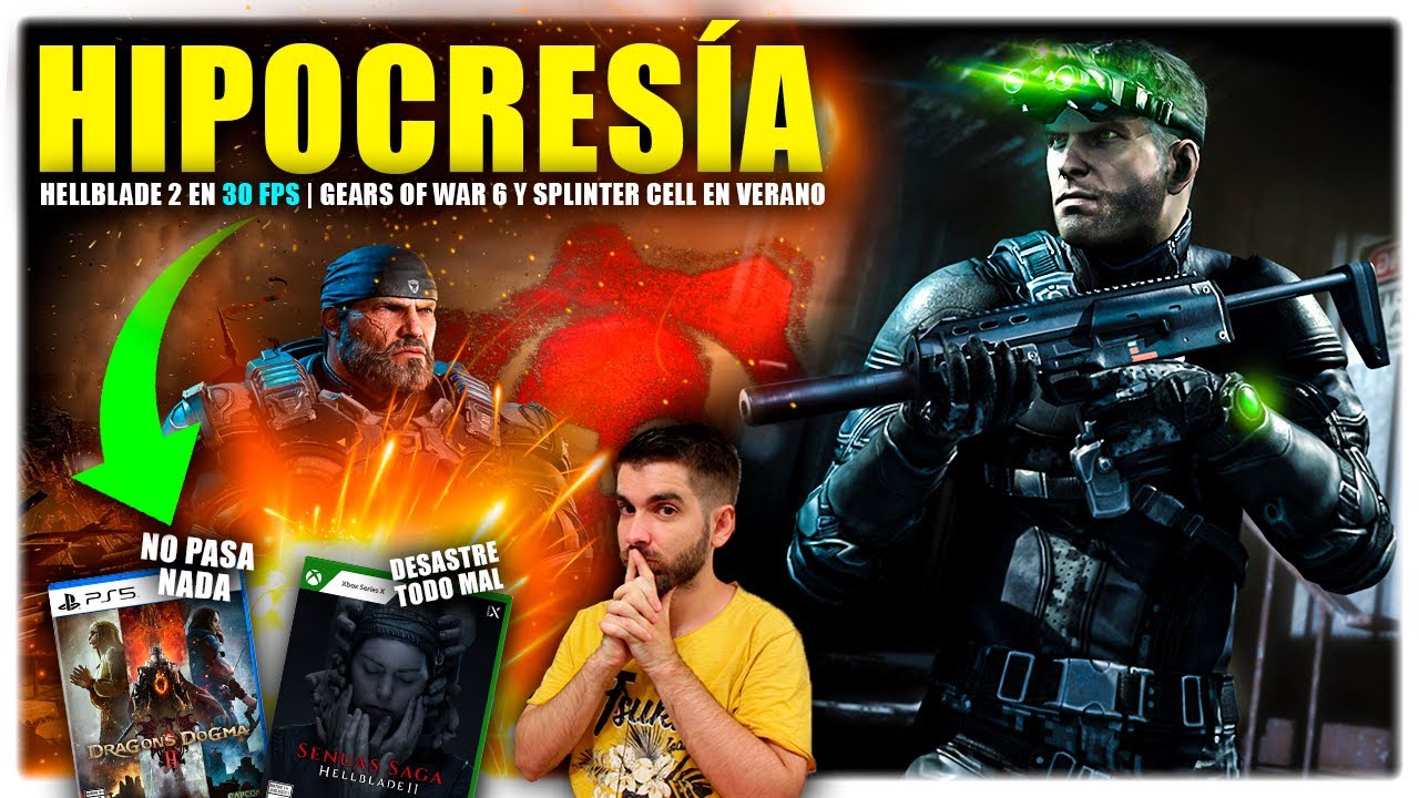 🎮 GEARS 6 este año | Hellblade 2 a 30fps | VUELVE Splinter Cell con ...