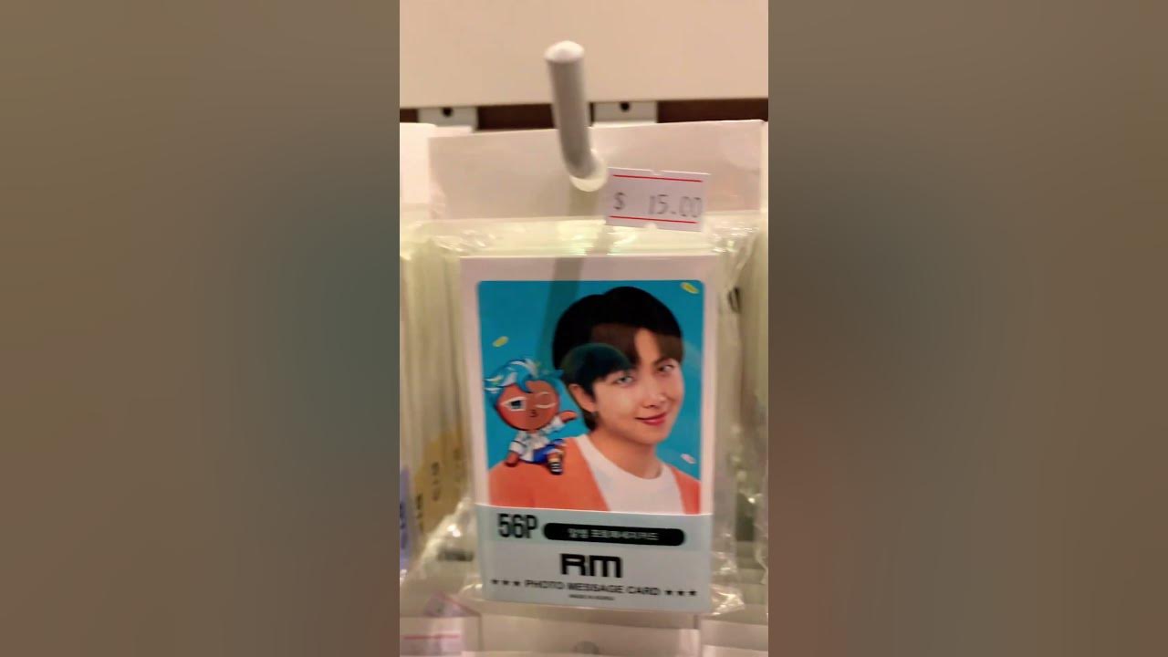Bts photo message cards k pop santa anita mall arcadia california