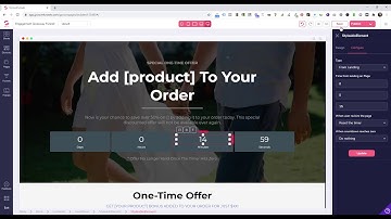 GroovePages - Configuring the Countdown Timer on the Upsell Page
