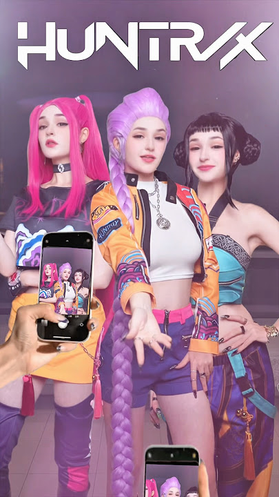 Rate my huntrix cosplay from 1-10 😘😍❤️ #anime #cosplay y