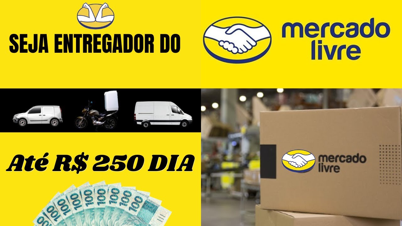 Como Ser Entregador do MERCADO LIVRE / Passo a Passo