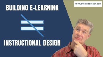 Instructional Design vs. E-Learning Development: What