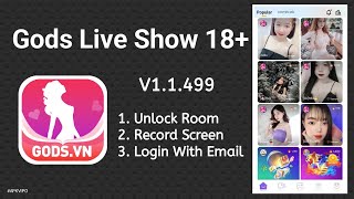 App Live Show 18+ In VietNam - Gods Live Mod with many beautiful hot girls screenshot 1