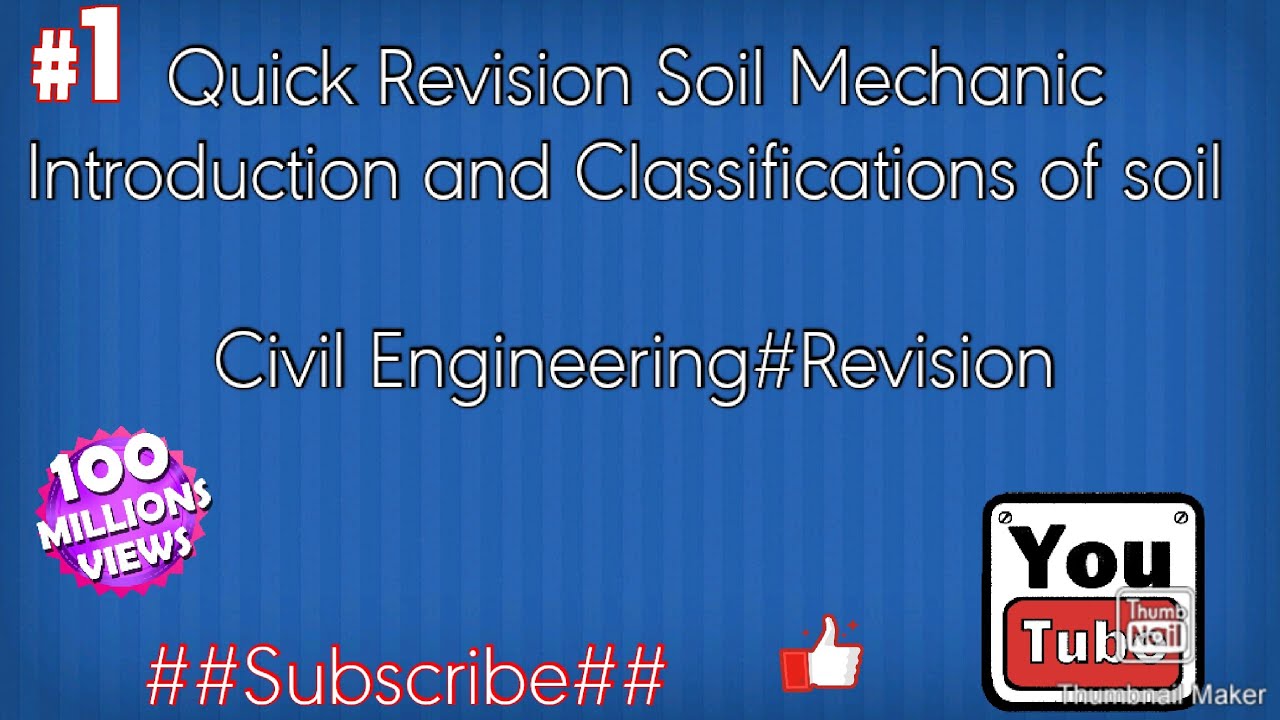Quick Revision Classes For Soil Mechanics - YouTube