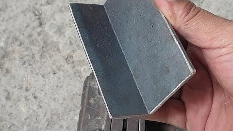 How to bend thick iron plate