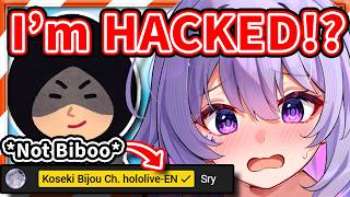Biboo Thought She Messed Up and Got HACKED Mid Stream 【Koseki Bijou / HololiveEN】