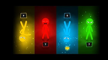 Stickman Party - Tournament Mode 1234 Player Random | Gameplay Walkthrough Part 4 MiniGames Update