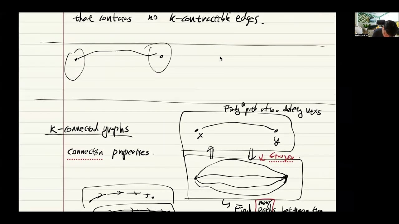 Graph theory at KAIST 5-4 Separating sets and independent paths - YouTube