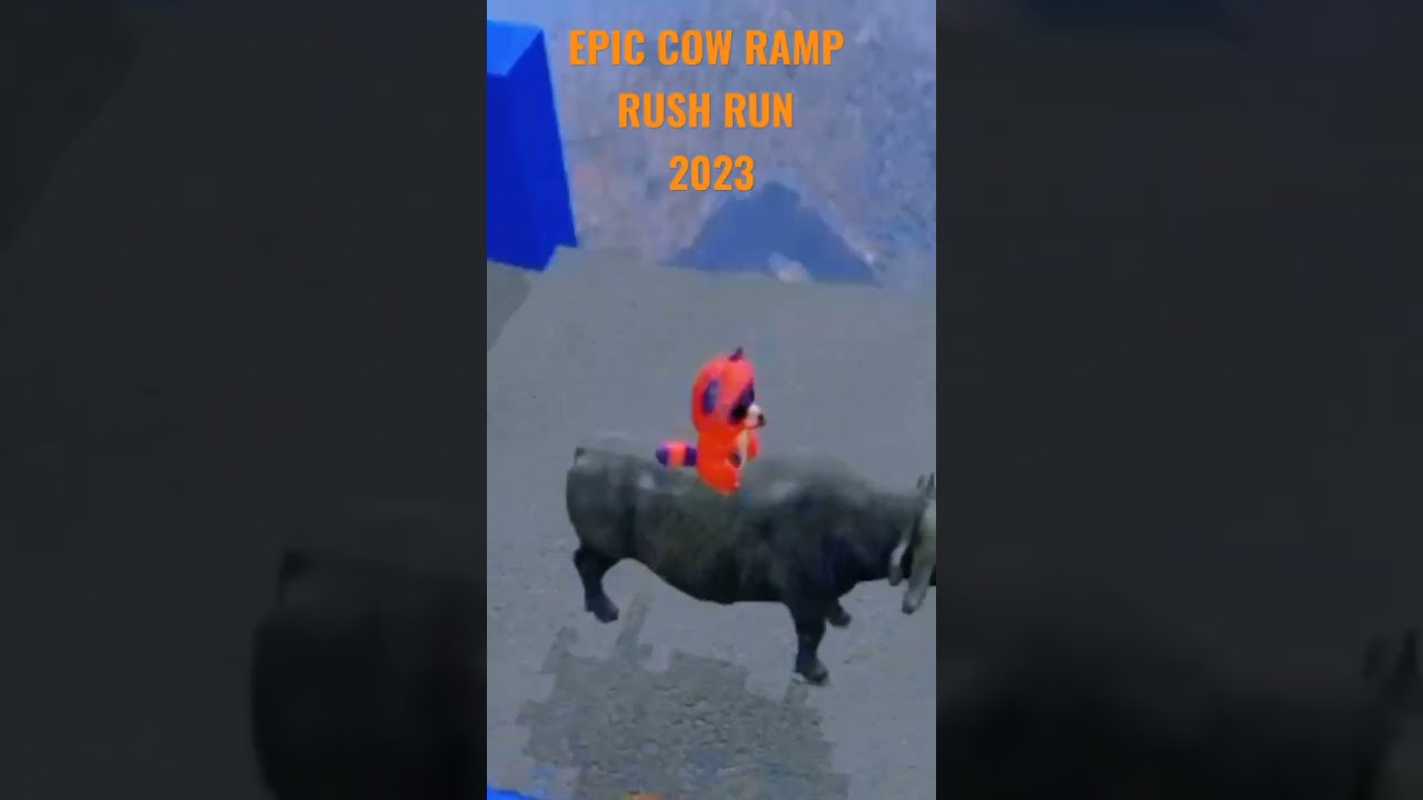 Epic cow ramp rush run|EPIC animal game
