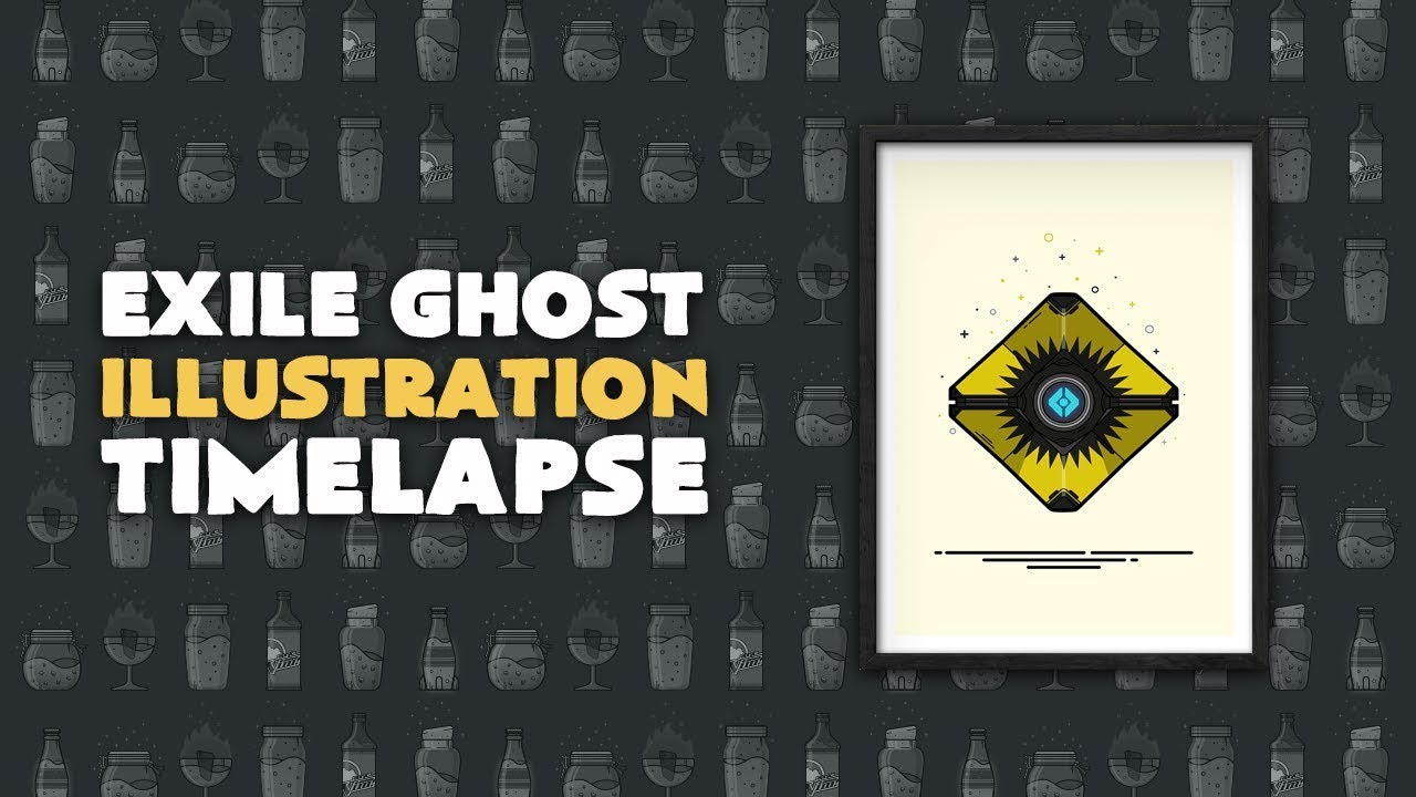 Exile Ghost Illustration Time-Lapse | Destiny - YouTube