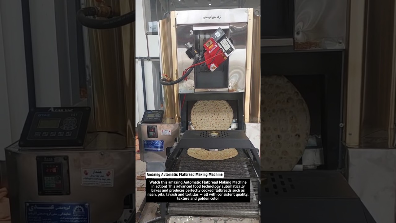 Amazing Automatic Flatbread Making Machine | Smart Roti, Naan & Pita Bread Production Technology
