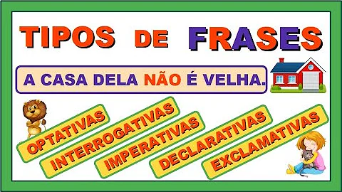 O que é frase declarativa exemplos?