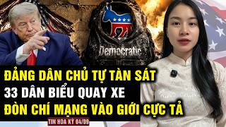 CHẤN ĐỘNG HẠ VIỆN: Đảng Dân Chủ Tự Tàn Sát, 33 Dân Biểu Quay Xe Giáng Đòn Chí Mạng Vào Giới Cực Tả!