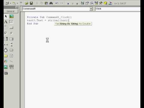 Visual basic 6 Login and calc tut (part3)
