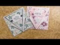 An easy arrow fold card