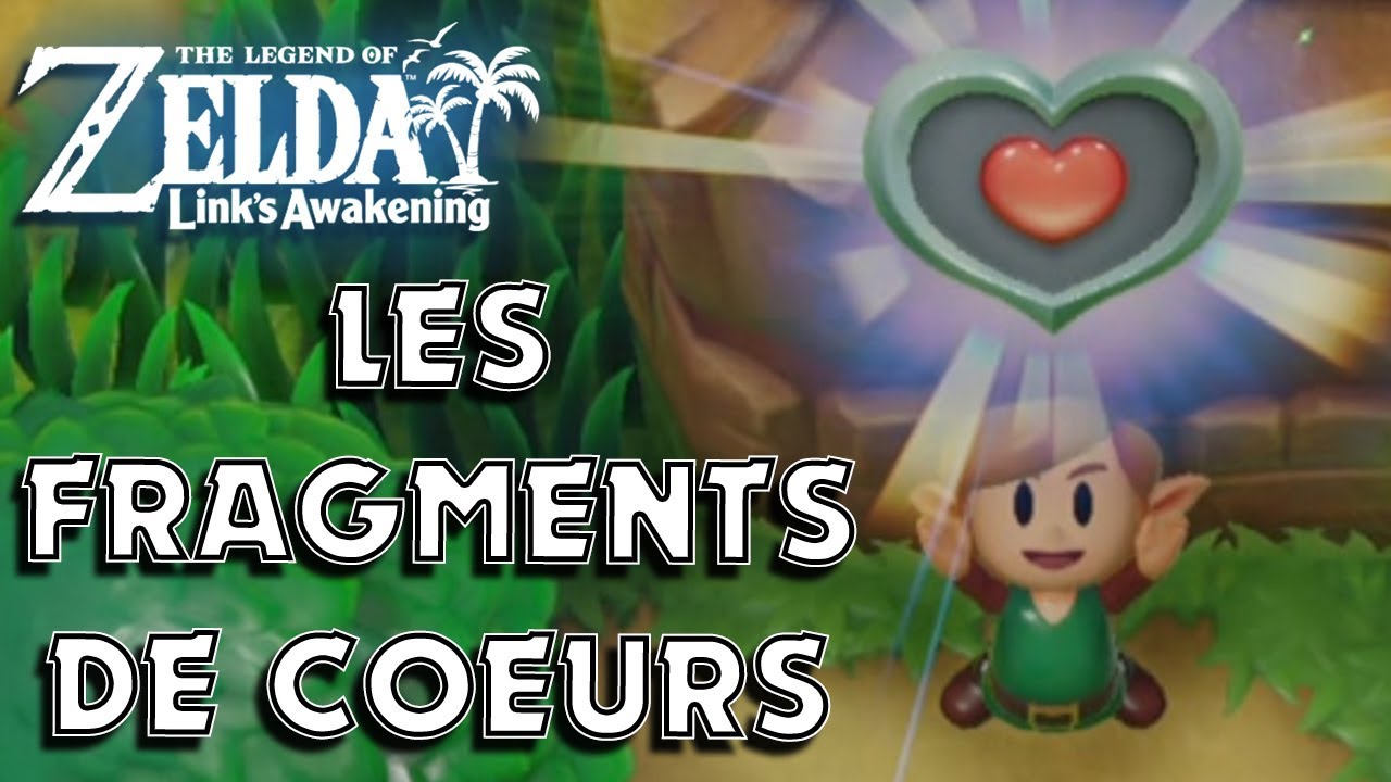 Zelda Link's Awakening Tous les Fragment de Cœur YouTube