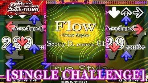 【DDR SN】 Flow (True style) [SINGLE CHALLENGE] 譜面確認＋クラップ