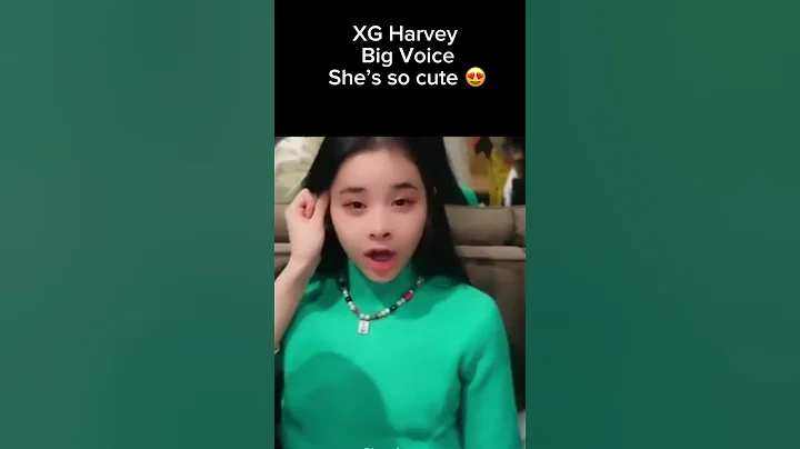 Harvey in her most big voice 🤣Super Cute 😍❤️🐺 #xg #xgalx #harvey #tgif #grlgvng #shootingstar