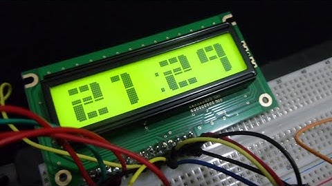 Relógio Digital LCD Arduino