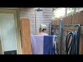 Simple Outdoor Shower Project #outdoorshower