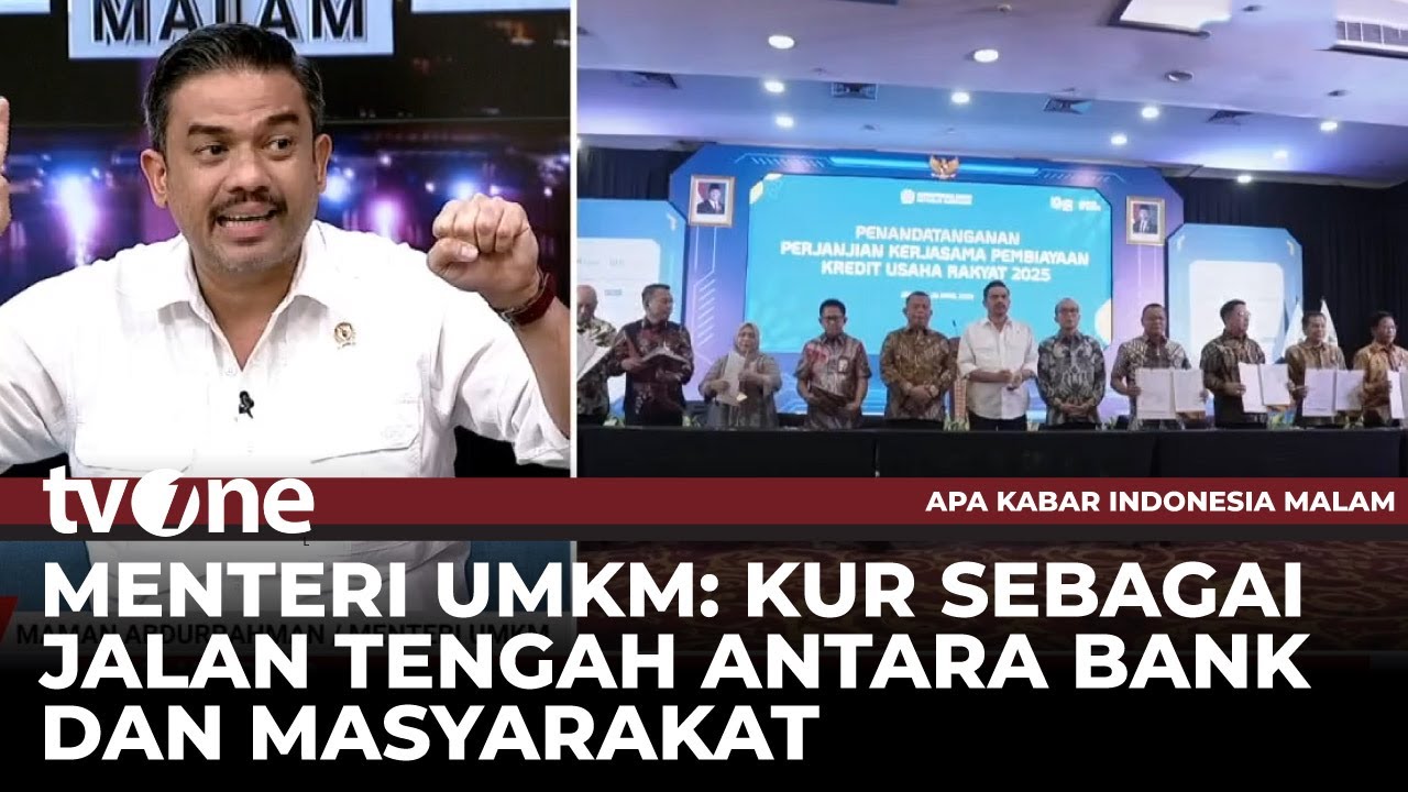 Kabar Gembira untuk Pelaku UMKM! KUR di Bawah Rp100 Juta Dibebaskan Agunan Tambahan | AKIM tvOne